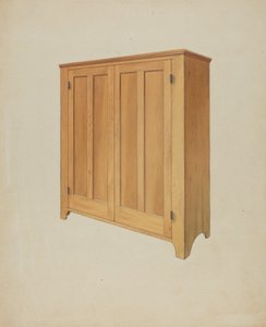 Shaker kabinett, ca. 1937.