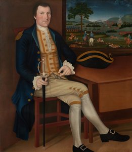 Kaptein Samuel Chandler, ca. 1780 (olje på lerret) av Winthrop Chandler