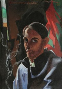 The Last Cigarette of the Condemned Self-Portrait, 1924.