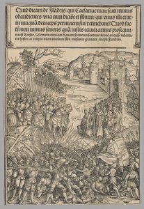 Flemish Rebellion, plate 7 fra historiske scener fra livet til keiser Maximilian I fra triumfbuen