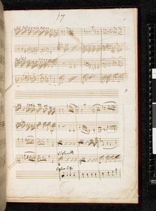 Adagio og fuge i c-moll, K. 546, Add. 28996, f.11r