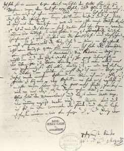 Autografbrev fra Wolfgang Amadeus Mozart av Wolfgang Amadeus Mozart