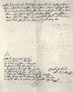 Autografbrev fra Wolfgang Amadeus Mozart av Wolfgang Amadeus Mozart