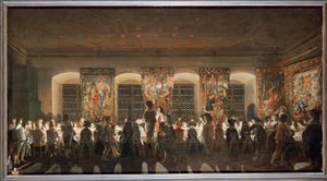 Nattlig bankett (olje på kobber)