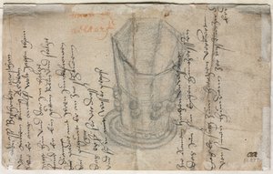 Åttesidig kopp verso, 1513.