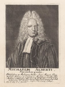 Portrett av Michael Alberti av Wolfgang Philipp Kilian