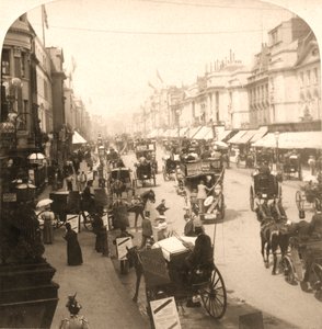 Regent Street, London, 1896. av Works and Sun Sculpture Studios