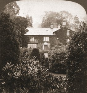 Rydal Mount, William Wordsworths hjem, Lake District, England, 1903. av Works and Sun Sculpture Studios