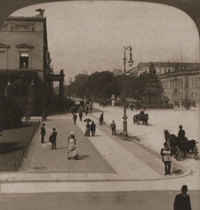 Unter den Linden, Berlin, 1903. av Works and Sun Sculpture Studios