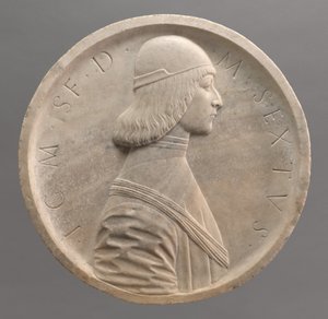 Gian Galeazzo Maria Sforza, hertug av Milano, tidlig på 1490-tallet. av Workshop of Benedetto Briosco