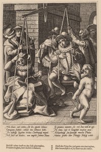 Ekteskapets skalaer av Workshop of Hendrick Goltzius, after Karel van Mander I