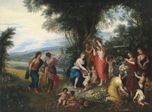 Allegori om sommeren av Workshop of Jan Brueghel the Elder