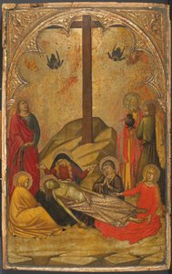 Klagesangen over den døde Kristus, 1370-88. av Workshop of Niccolò di Buonaccorso