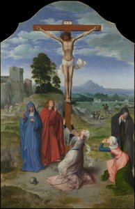 Korsfestelsen av Workshop of Quentin Matsys