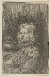 Ung mann, halvlang, 1620-69.