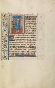 Saint Andrew av Workshop of Willem Vrelant