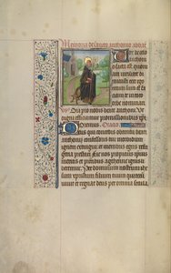 Saint Anthony av Workshop of Willem Vrelant