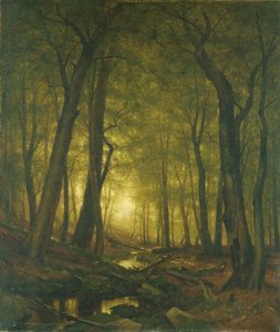 Kveld i skogen, 1876.