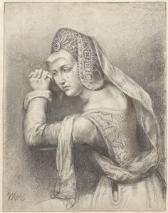 Wenende Maria Magdalena av Woutherus Mol