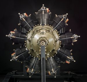 Wright Cyclone P-1, Radial 9-motor, ca. 1925. av Wright Aeronautical
