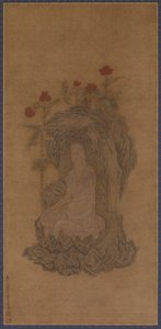 Guanyin med hvit kappe av Wu Bin