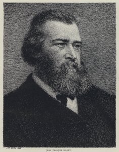 Jean Francois Millet , fransk maler (litho) av Wyatt Eaton