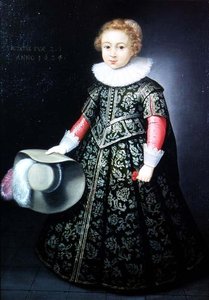 Portrett av en liten gutt på to og et halvt år