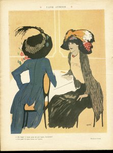Illustrasjon av Xavier Gose (1876-1915) i Le Lire
