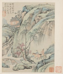 Album of Seasonal Landscapes, Leaf B (forrige blad 1)