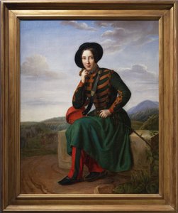 Fru Bru, cantiniere ved 7. Hussardregiment av Y. H.