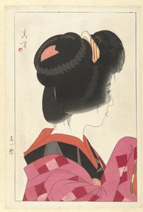 rød krage Akaieri (tittel på objekt) Fire bilder av kvinner (serietittel) Fujo yondai (serietittel) av Yamakawa Shuho