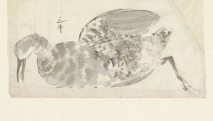 død vannfugl av Yamamoto Shinryo Baiitsu (possibly)
