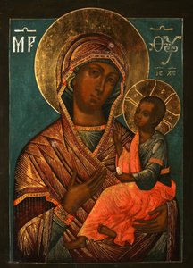 The Virgin Hodegetria, tidlig på 1700-tallet. av Yegor Ivanovich Grek