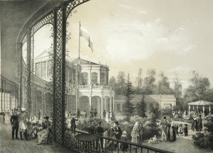 Jernbanestasjonen i Pavlovsk, 1840-1850 av Yegor Yegorovich Meier