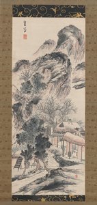 Vårrengjøring, 1800-tallet. av Yokoi Kinkoku