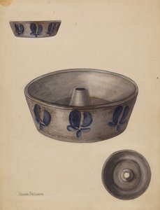 Bakebolle, ca. 1936. av Yolande Delasser