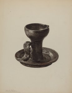 Fettlampe, ca. 1939.