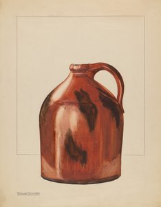 Jug, c. 1936.    1136721   no       norwegian Successfully Translated  Original: Castle Garth, Newcastle (watercolor on paper) Translat: Castle Garth, Newcastle (watercolor on paper) 1413229 no norwegian Successfully Translated Original: Two Roman Busts Tr av Yolande Delasser
