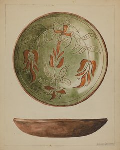 Pa. tysk plate, ca. 1936.