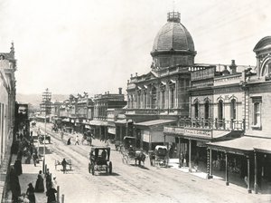 Rundle Street, Adelaide, Australia, 1895.