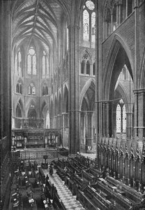 The Choir and Apse, Westminster Abbey, 1902