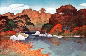 Høst i Hundred Flower Garden på Muko-Jima, c1900-1950.