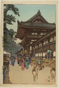 Daibutsu tempelport av Yoshida Hiroshi