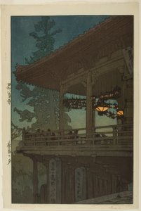 Kveld i Nara, fra serien "Kansai District" av Yoshida Hiroshi