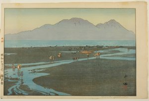 Unzen-fjellet av Yoshida Hiroshi