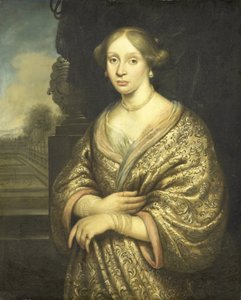 Portrett av Petronella van der Burcht (1657-1682) av Zacharias Blijhooft