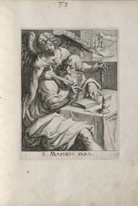 Saint Matthew, plate 1 fra The Four Evangelists