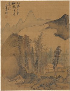 Landskap i stil med Chao Yuan