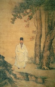 Portrett av Huan Yu, av Zhang Hong