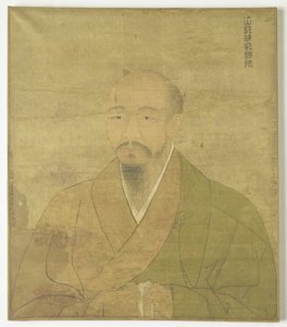 Portrett av Zen-prest-maleren Wu-Chun Fan. av Zhao Yongxian